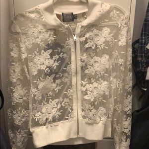 White lace jacket